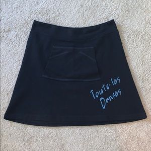 Cute AMB Skirt! Kangaroo Pocket Dance Warm-Up NEW